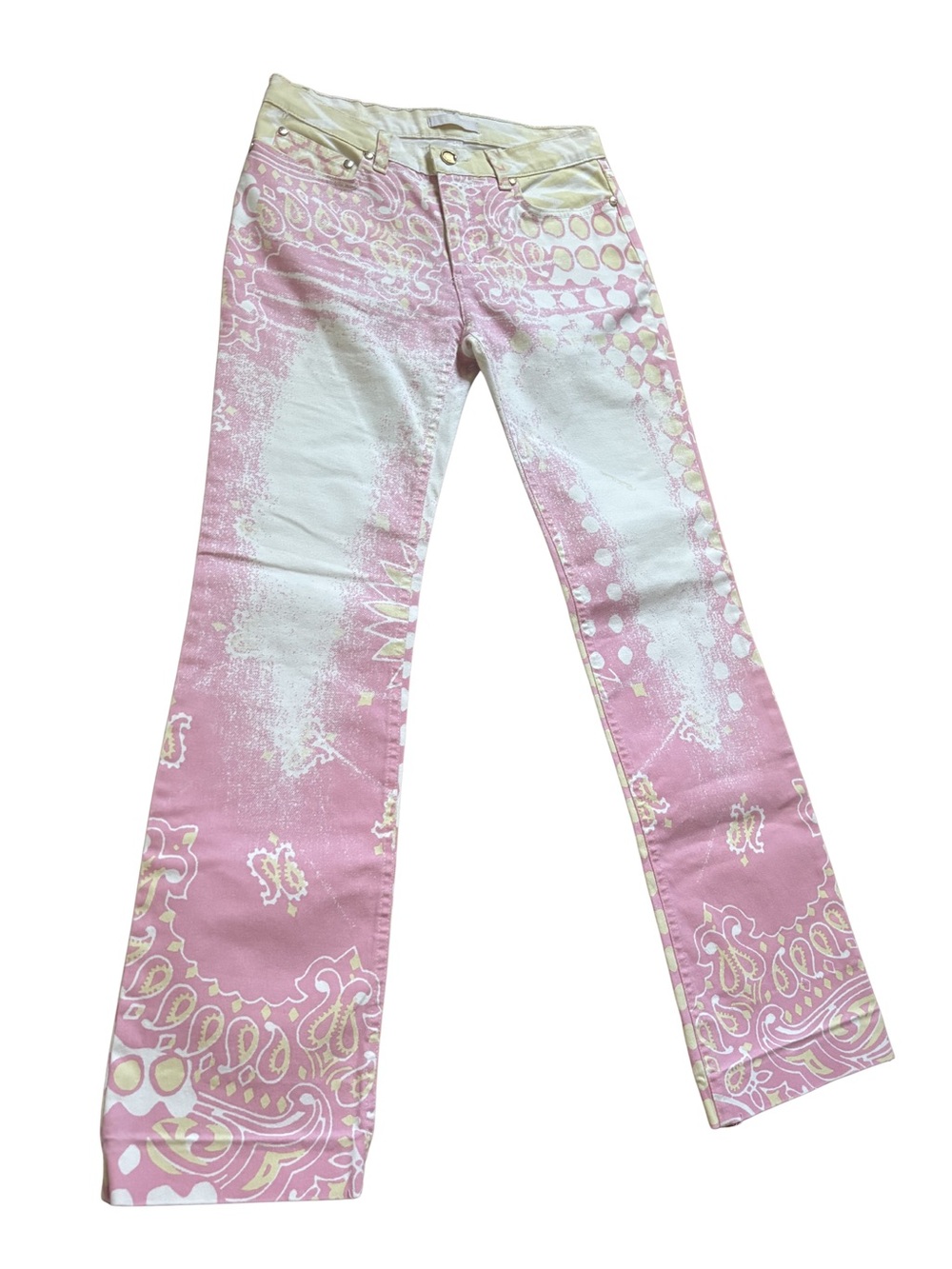 SOLD Roberto Cavalli SS2002/2003 Paisley Print Jeans - Picture 4 of 6